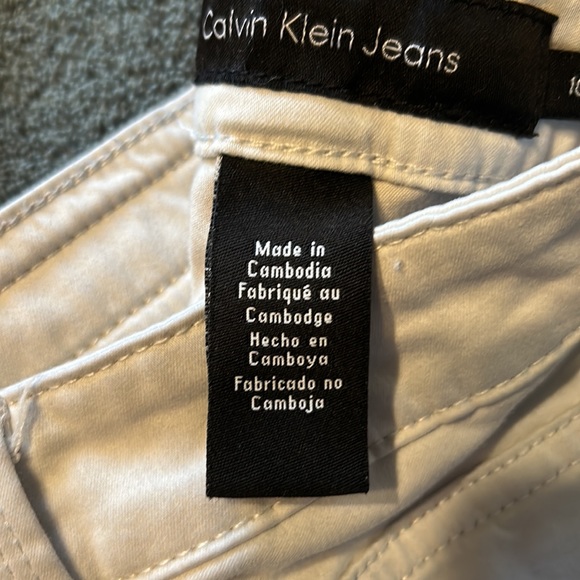 💖HOST PICK💖Calvin Klein Jeans Women’s 5 Pocket Jeans Gray 10 EUC Very Soft 💝 - Picture 8 of 9